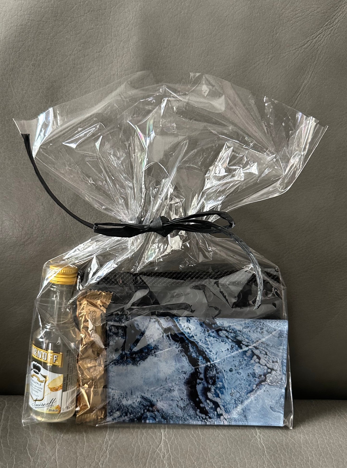 Blue Abstract Cell Action Magnet