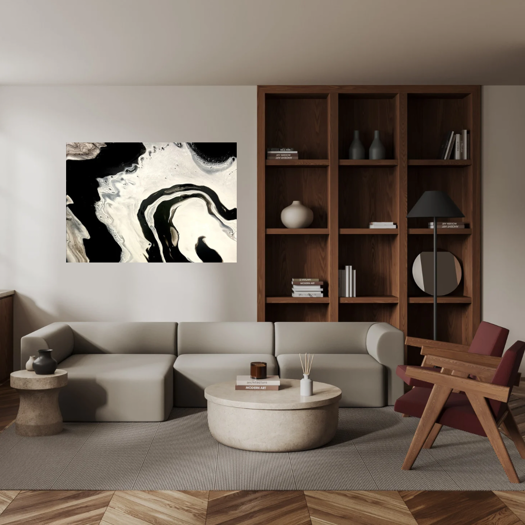 Black and White Geode