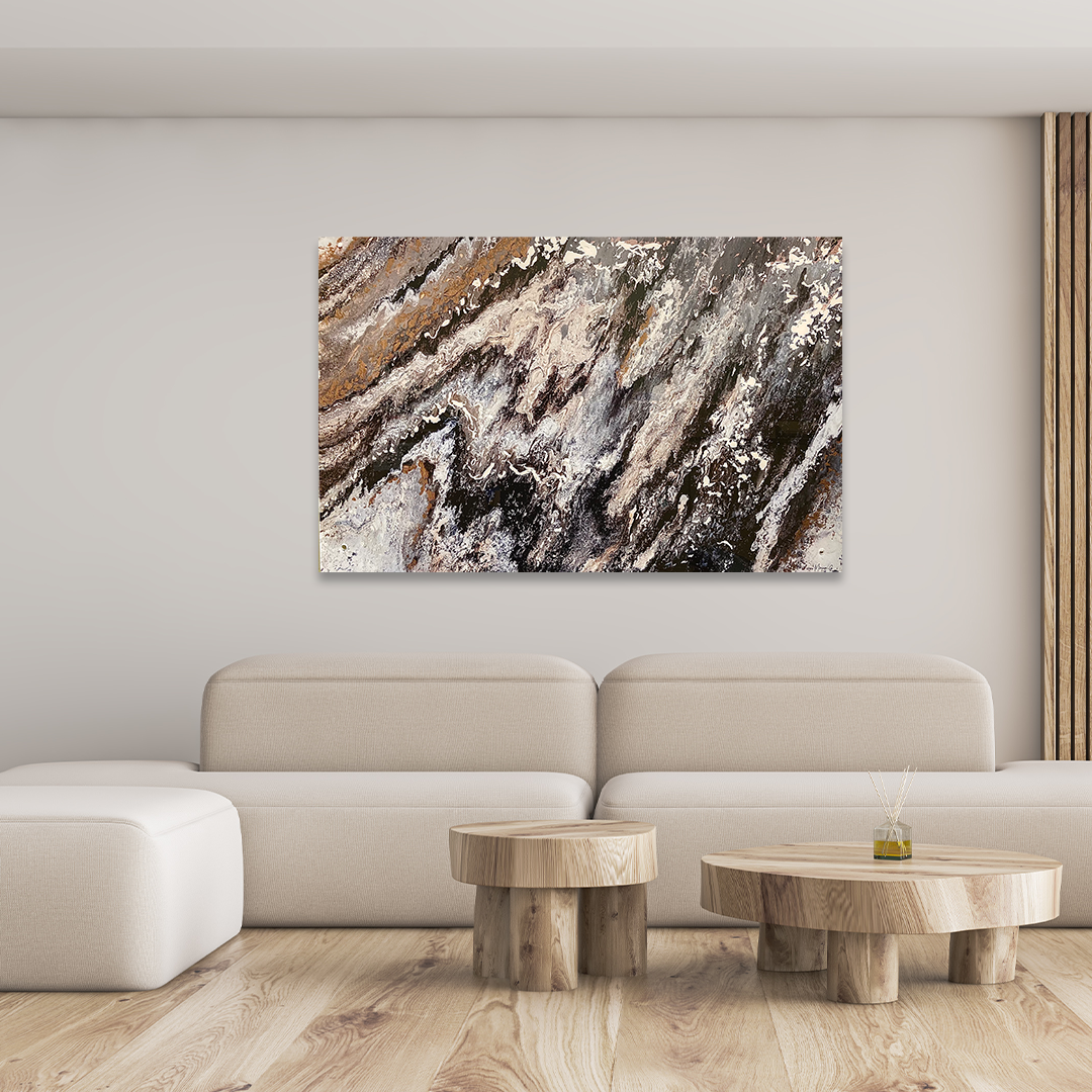 Beige Abstract Wall Art